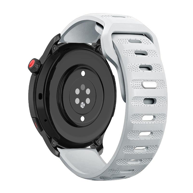 20mm 22mm WatchStrap For Samsung Galaxy Watch 7/classic 8/6/5/4 Pro/3/active 2/46 Silicone Bracelet Huawei Watch GT5 4 3 Pro Strap