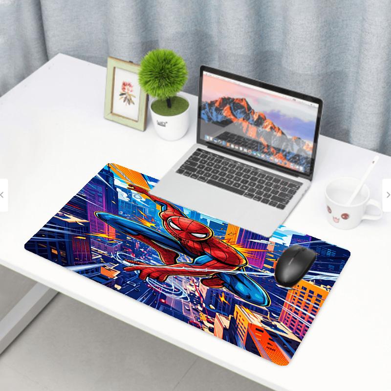 SpiderMan Print Mouse Pad, Anti‑Slip Desktop keyboard Mat, for PC Laptop Gaming Working Daily Use, Cool Festival Birthday Gift