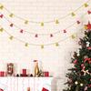 Delightful 2 Meter Christmas Bell String Decorative Plastic Bells For Festive Celebrations