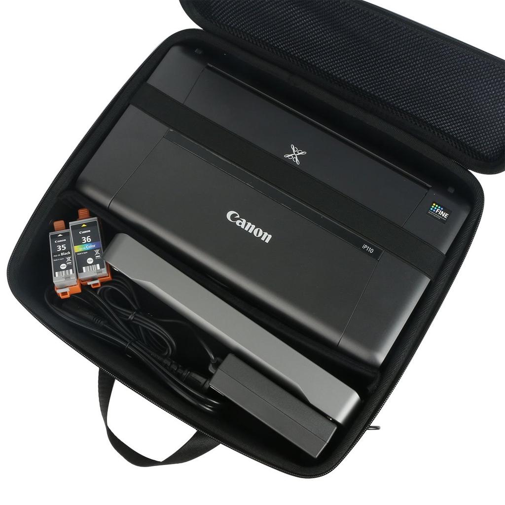 co2CREA Storage Case Compatible with Canon A4 Mobile Printers TR163/TR153 and Inkjet Printers, and PIXUS iP110 (Case Only)