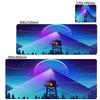 XXL Gummi Tiefwald Großes Mauspade Firewatch Mauspade Gamer Rutschfeste Kunst Schreibtischmatte Computer Laptop Pads 90x40cm Tastaturmatten