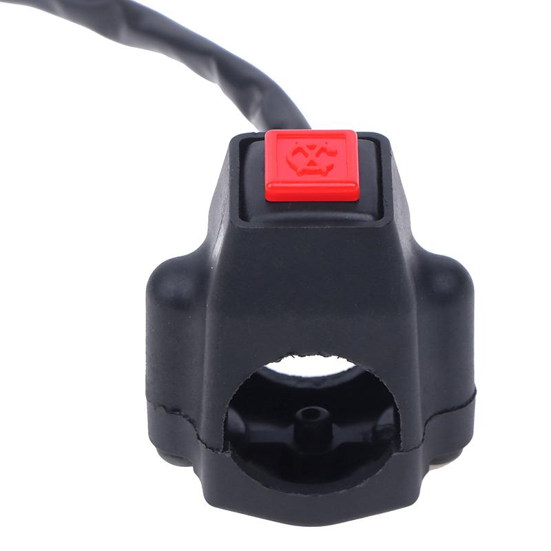Durable Atv Motorcycle Dual Sport Quad Start Horn Kill Off Stop Switch Button Motorbike Accessories Control Handle Switches