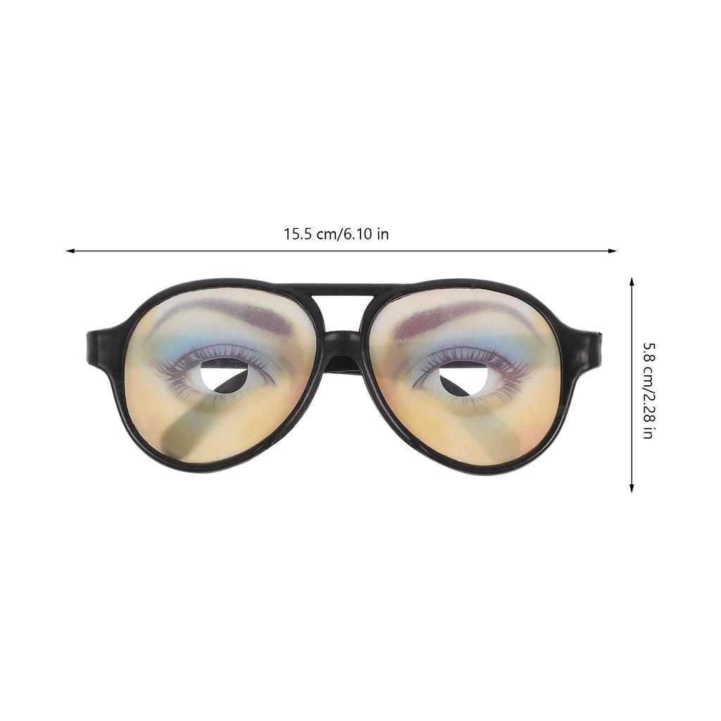 Halloween Trick Joke Glasses With Eyes Funny Eyes Glasses Prank Eyeglass Trick Eyes Glasses Photo Booth Prop