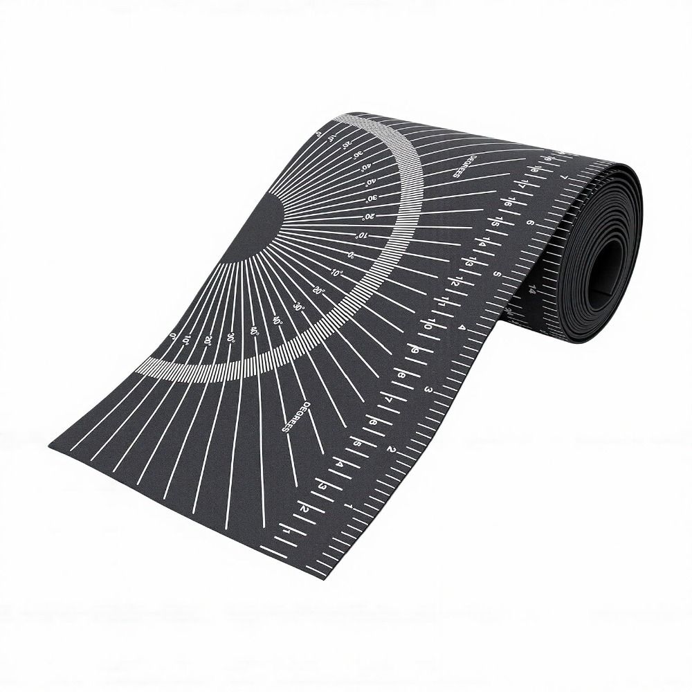 Flexible Pipe Measuring Tool PVC Cloth Wide Measurement Range Layout Gauge Finely-Printed Scale Degree Scale