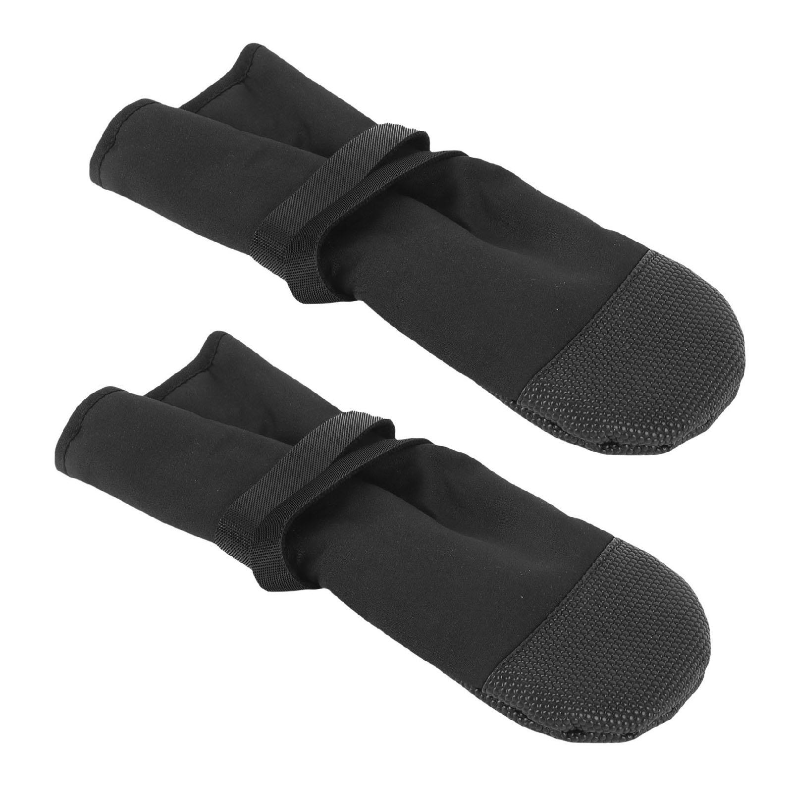 1 Pair Non Slip Dog Socks Prevent Licking Claw Dog Foot Protector for Hardwood Floor