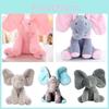 Elephant Plush Toy For Kids Soft And Cuddly Stuffed Animal With Music And Sound