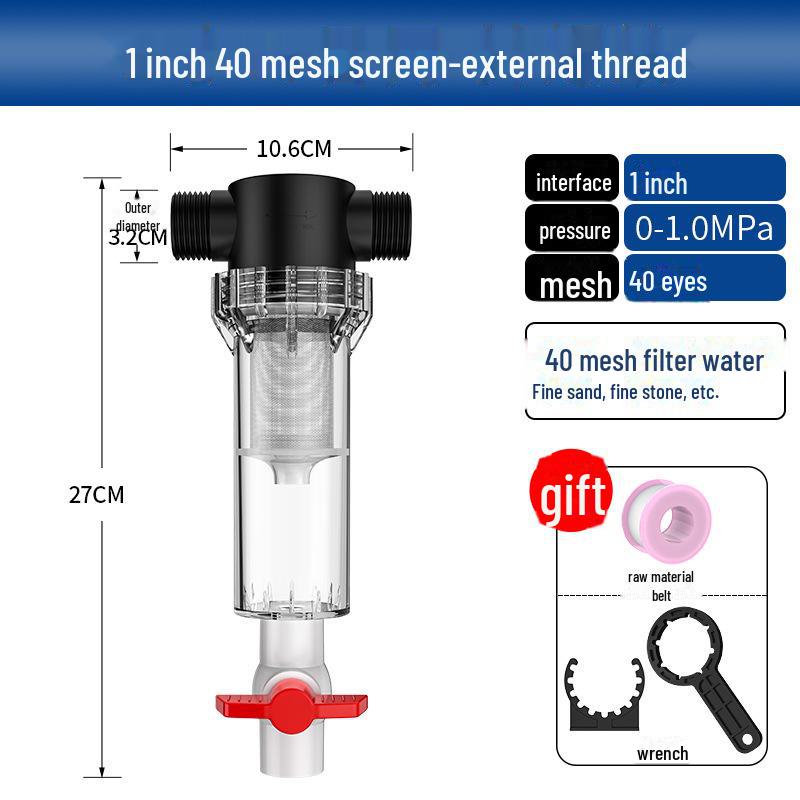 Large Capacity Fish Tank Pre-Filter and Waste Separator Pipeline