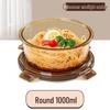 Microwave-Safe Glass Food Storage Container with Lid