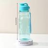 600ML Transparent&Portable Leak-proof Shaker Sports Water Bottle with Lid for School Gym Travel Girl Boy BPA Free Children's Mug