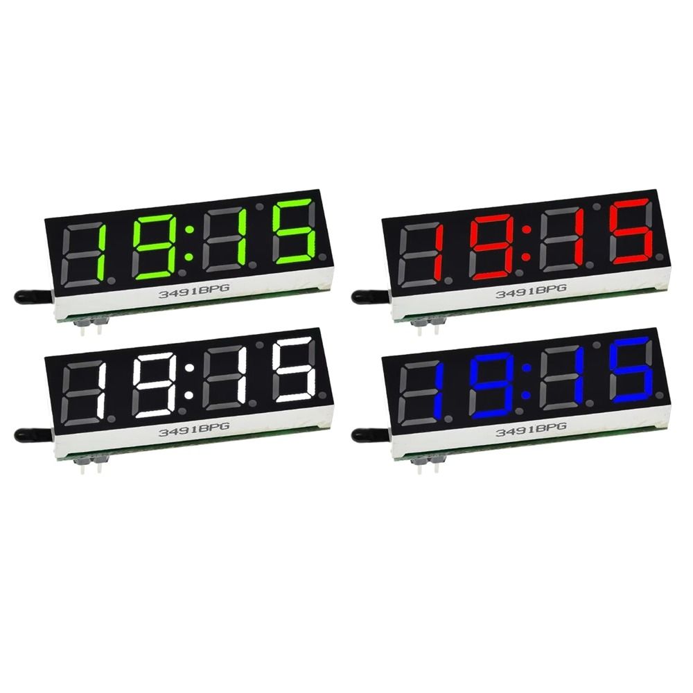 1Pcs DC 5-30V Digital Clock Module 3 In 1 RX8025T Chip New Temperature Voltage Module  For Arduino