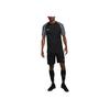 Nike Logo Striped Slim Fit Short Sleeve T-Shirt Men tops Black DH8031-010