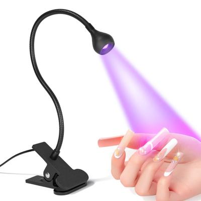 Tırnak Kurutma Makinesi Işık UV Tırnak Lambası 395nm Dalga Boyu Klipsli Masa Mini USB Jel Tırnaklar için ongle Manikür Salon Aletleri