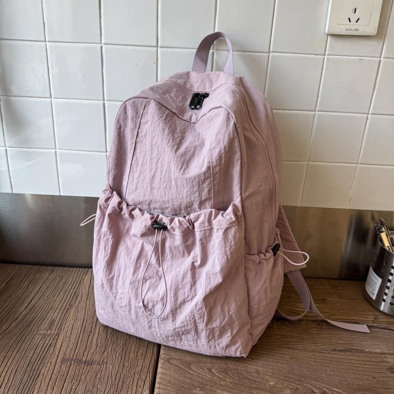 New outdoor ultra-light nylon backpack female literary college student schoolbag versatile leisure travel backpack