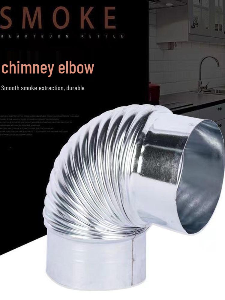 Extra Thick Stainless Steel Chimney Pipe for Wood Stove