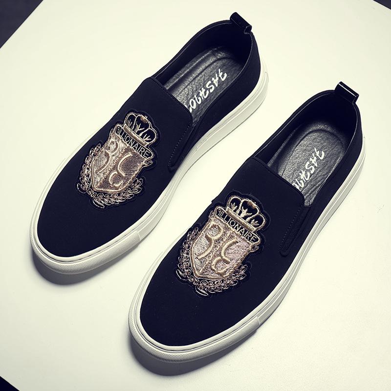 Men's Trendy Casual Slip-on Loafers: Lightweight, Comfortable, Versatile Korean-Style Shoes