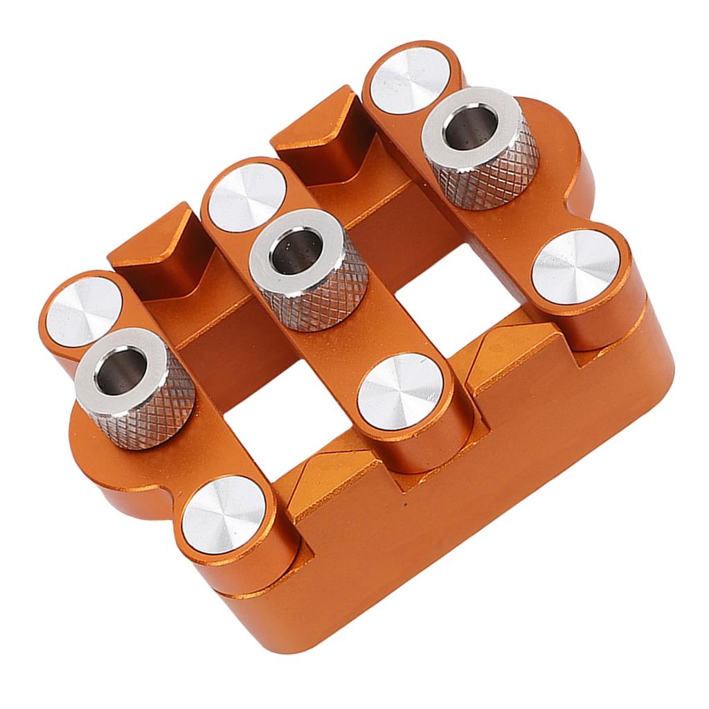 Wood Joint Punch Locator Woodworking Center Drilling Positioner Aluminum Alloy 6810mm Self