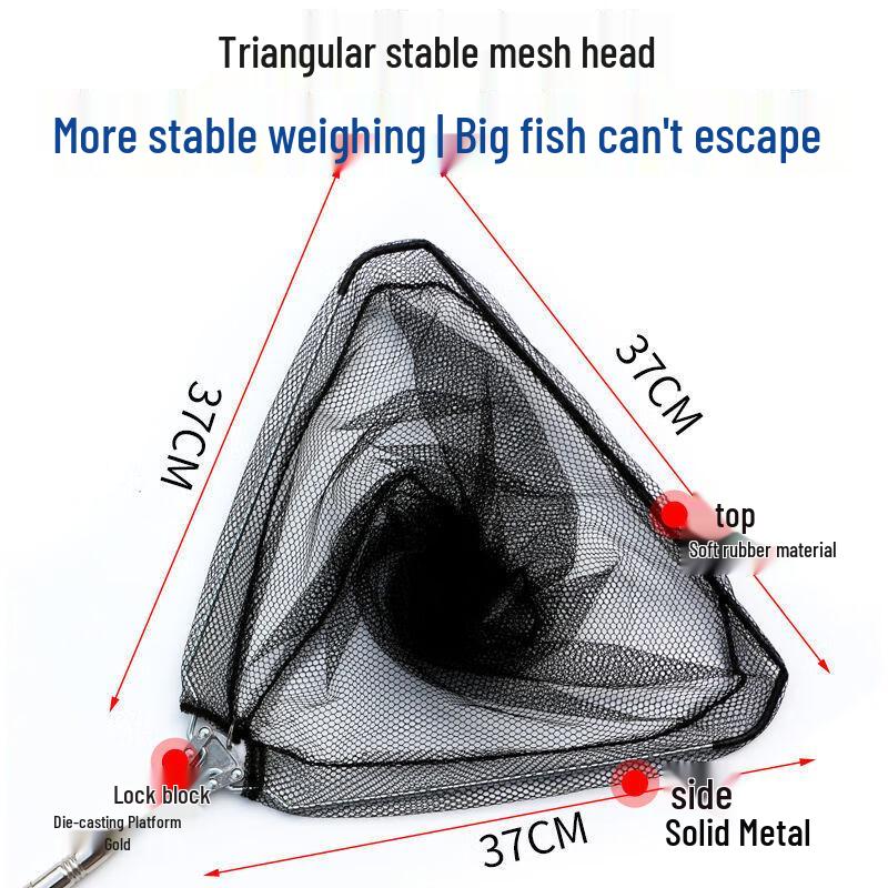 Xiaofengxian Folding Telescopic Triangle Fishing Landing Net