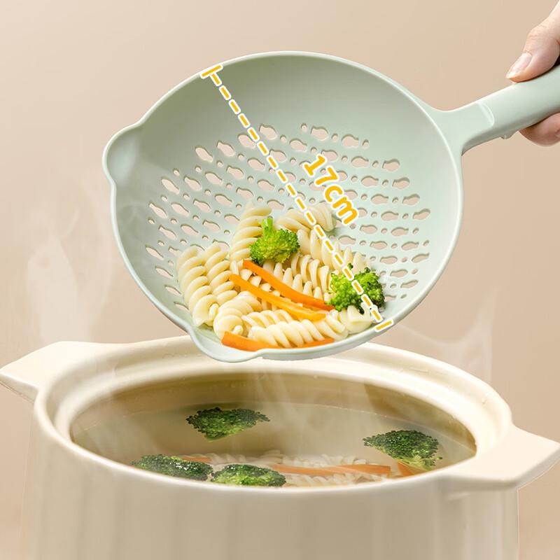 Long Handle Kitchen Strainer Set (2-Pack)