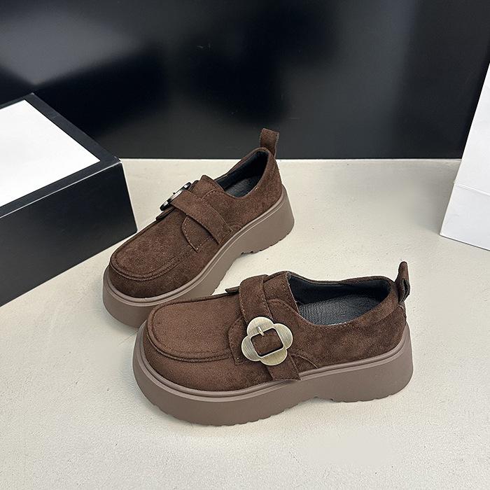 

Women s Commuting Thick Bottom Height Increase Comfortable Lightweight Enhance Temperament Retro Not Tired Feet Casual Sneakers 39