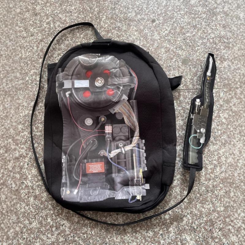 Ghostbusters Uniform, Ghostbusters, Costume, Quantum Bag with Gun, Halloween Costume.