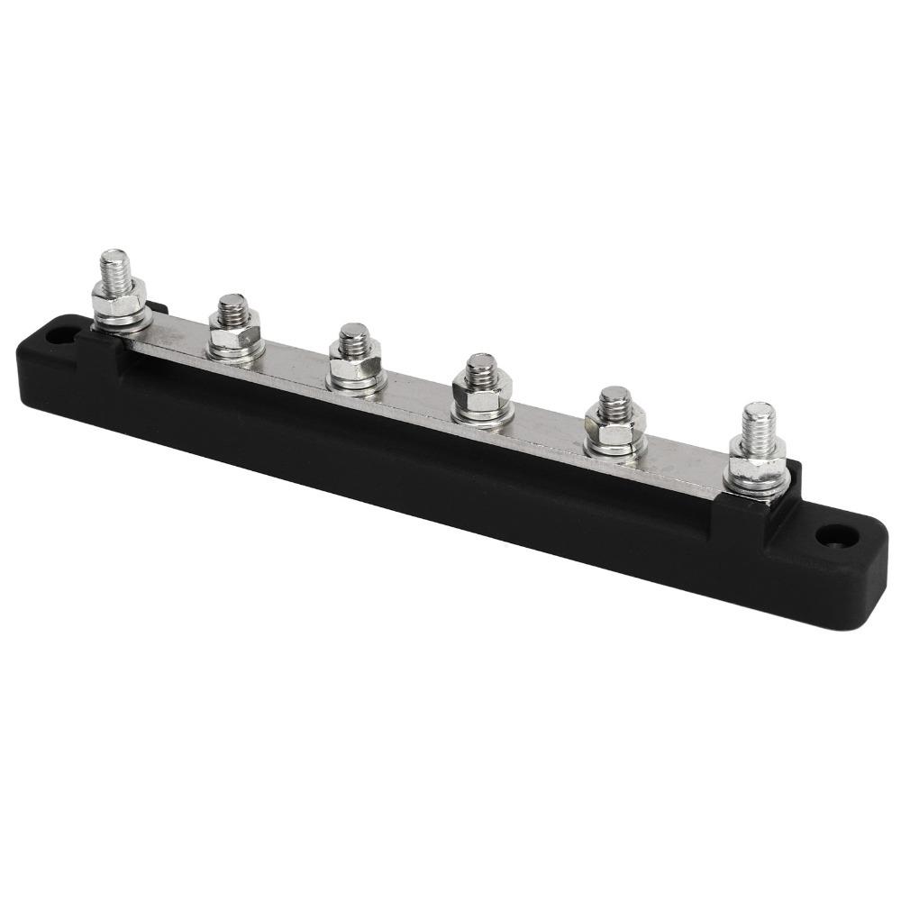 M6 Screw Terminal Block 6 Terminal Bus Bar Marine Power Distribution Distribution Block  Vehicle