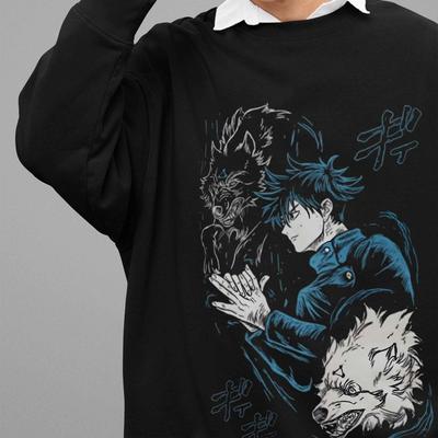 Jujutsu Kaisen Genser Megumi Fushiguro Genser JJK Anime Pullover Sukuna