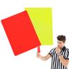 Fußballschiedsrichter Rote Gelbe Karten Fußballspiel Schiedsrichter Schiedsrichterwerkzeug Warn- und Platzverweisungskarten
