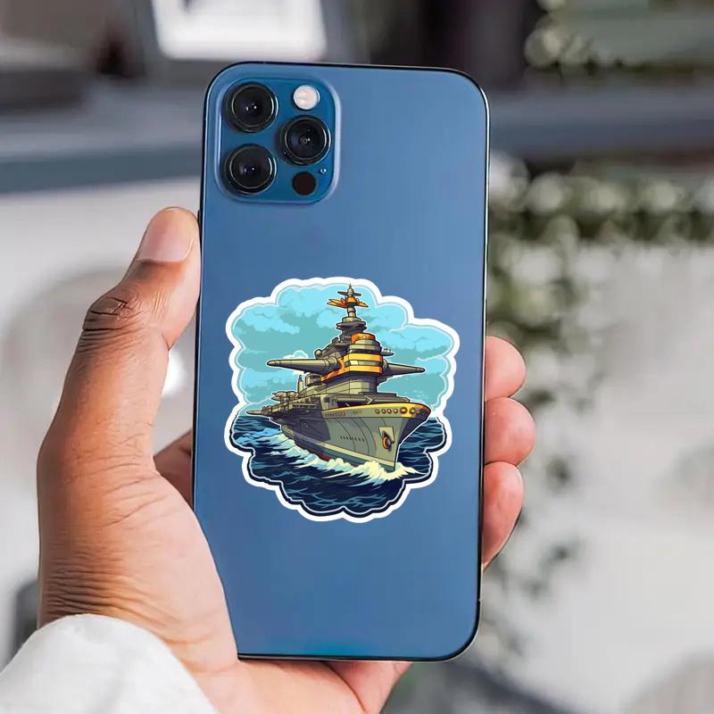Navigator Carrier Fleet Stickers Durable for Laptop, Car, Luggage, Skateboard & More - Perfect for Teens, Adults, Creative Decor & Gifting