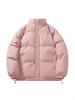 Men's Stand Collar Cotton Puffer Jacket: Versatile, Warm, Loose Fit for Autumn/Winter