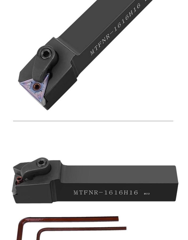 91° CNC Lathe Tool Holder MTFNR2020K16 for Outer Diameter, Front and Back Facing.