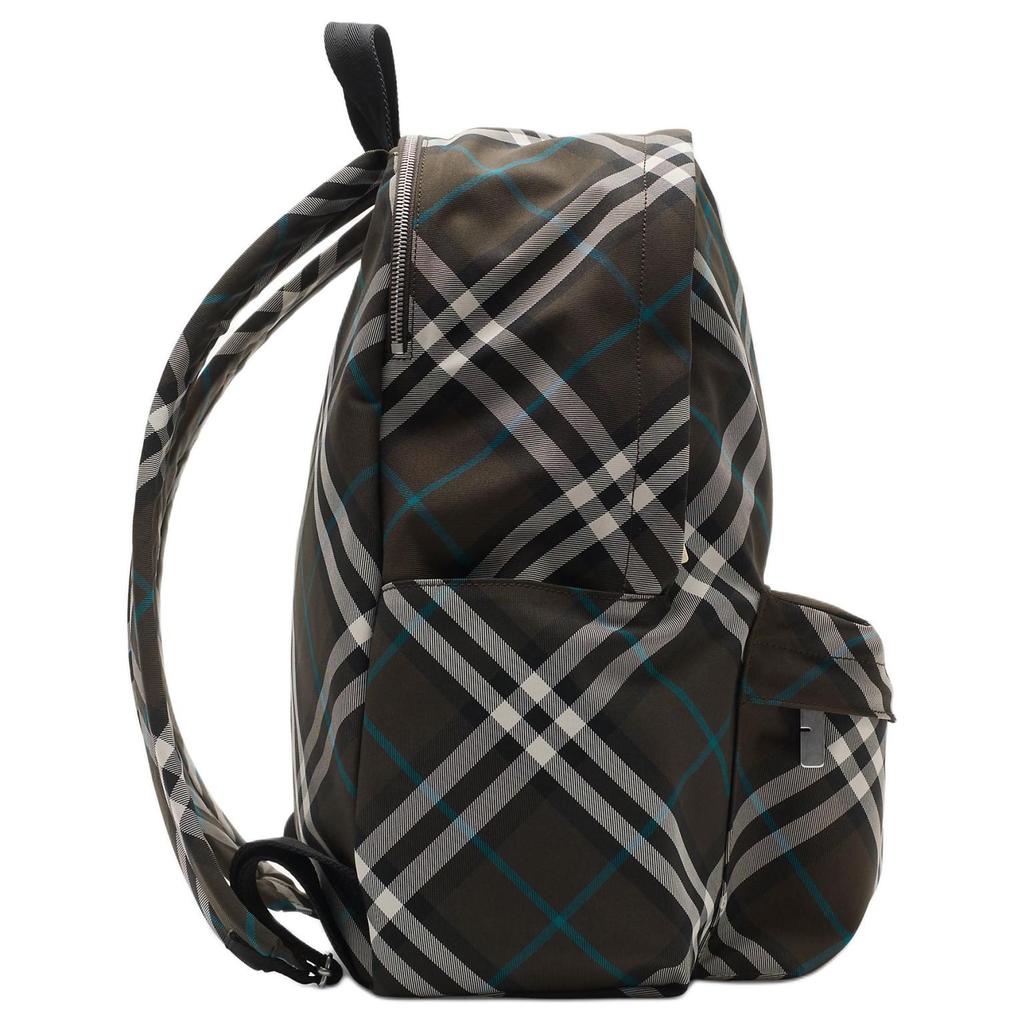 Burberry Polyester Backpack Men's Gray 81022381
