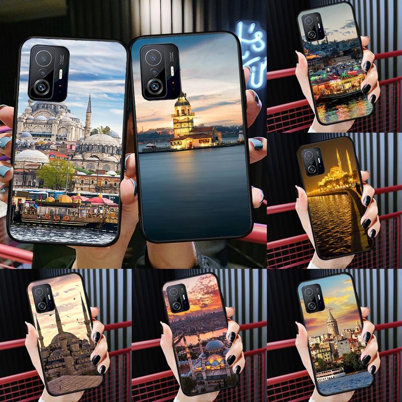 Turkey Istanbul Scenery Building Case For Xiaomi POCO X7 Pro X3 X5 X6 F3 F5 F6 M6 Pro 11T 12T 13T 14T Pro 13 14 Ultra Cover