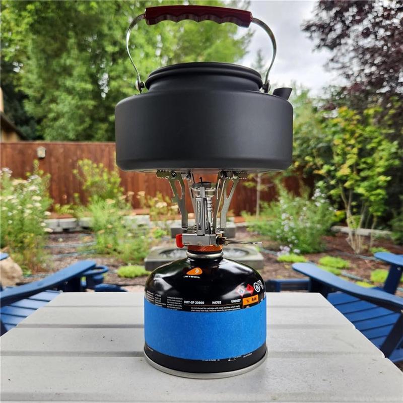 Compact Camping Stove with Integrated Electronic Ignition – Portable Propane Gas Pocket Stove for Picnic & Outdoor Adventures