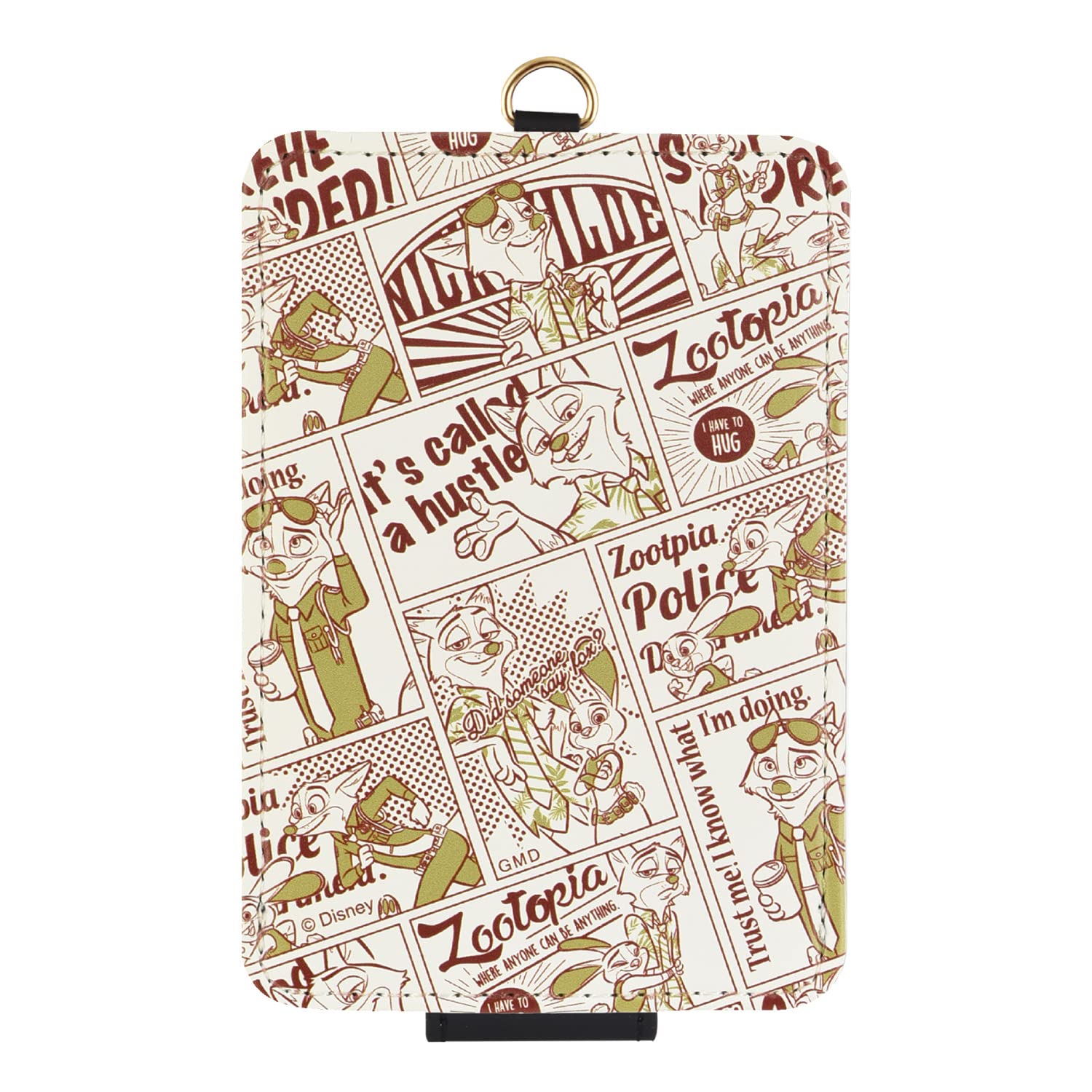 

Gourmandise Disney Zootopia IC Card Case, Comic Pattern, DNG-87B