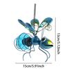 Courtyard Decoration 3d Solar Simulation Outdoor Garden Hanging Ornaments Waterproof Colorful Bee Iron Decoration Pendant