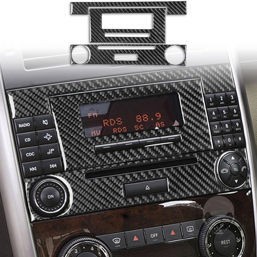 Käiguvahetusinstrumendi lugemislamp uste käepide, tõstepaneel süsinikkiust kleebise ääris Mercedes Benz B klass W245 jaoks