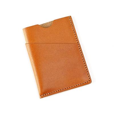 Nippon De Handmade Card Money Made In Japan with Tochigi Simple BLNW0059 Case, Billfold, Clip, Leather, Design, (Brown)