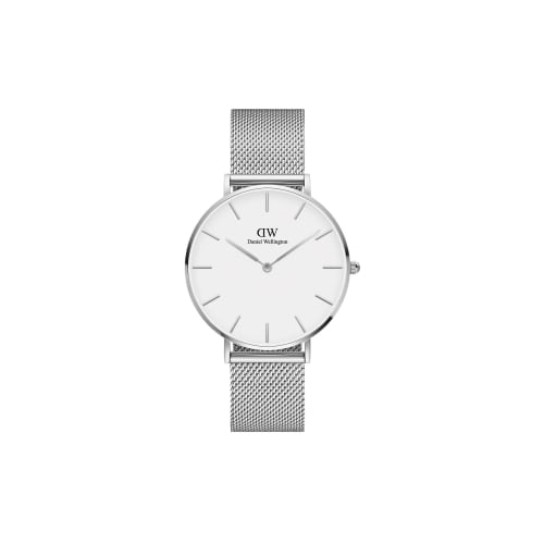 

Daniel Wellington [Official Shop/2-Year Warranty/Authentic Import] DW Petite Sterling 36mm Watch for Men and Women, Stylish Mesh Watch, Popular Silver