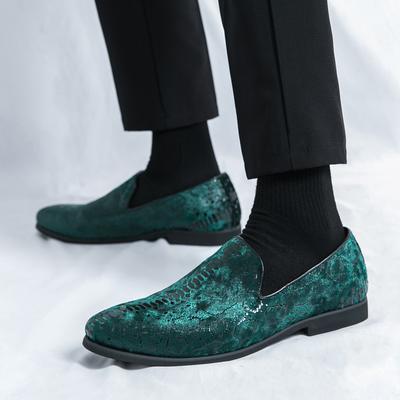 Fashion Hot Selling Men's Banquet Dress Shoes Europe America Soft Soled Comfortable Flat Casual Shoes Office Men's Business Shoes