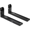Support Universel Pour Micro-ondes - MACLEAN - Bras Télescopiques - Charge Jusqu'à 30kg - Noir