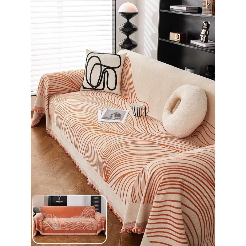 Ręcznik na pokrowiec na sofę z szenili All-Inclusive Uniwersalny Odporny na zarysowania Cztery pory roku Uniwersalny Pokrowiec na poduszkę sofy Antypoślizgowy