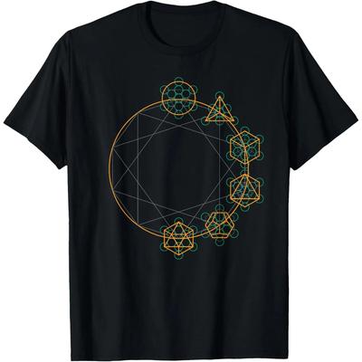 Platonic Solids - Sacred Geometry Festival T-Shirt