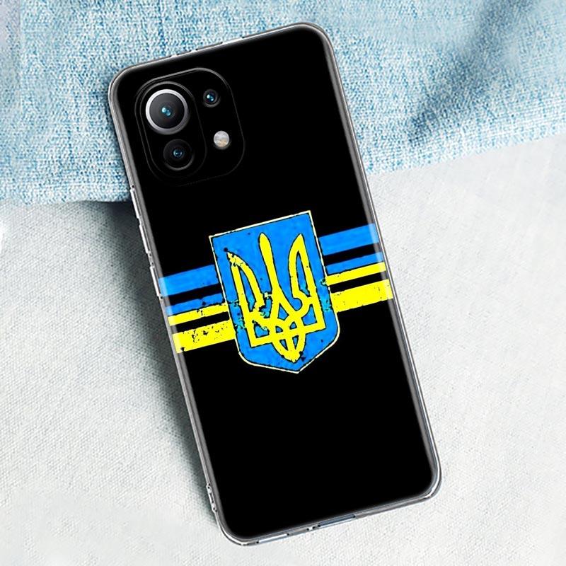 Ukraine Flagge Silikonhülle Für Xiaomi Mi 11 Note 10 10T 9 9T 12 Pro Lite Poco X3 F3 M3 Klare Hülle Redmi 9 9A 9C 10 Hülle Ukraine