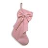 Christmas Sock Gift Wrap With Bow Decorative Christmas Stocking For Holiday Celebrations