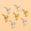 2-Color 14x20mm Alloy Toy Gun Pendant Western Cowboy Charm