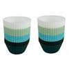 48Pcs DIY Silicone Cupcake Baking Cups Round Shape Muffin Cupcake Mold Food Baking Mold  Baking Tool