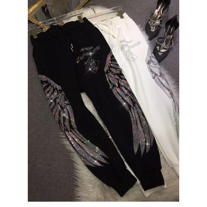 Übergröße Damen Winter Fleece Extra Dicke Hot Drill Jogginghose Schlanke Sport Freizeithose