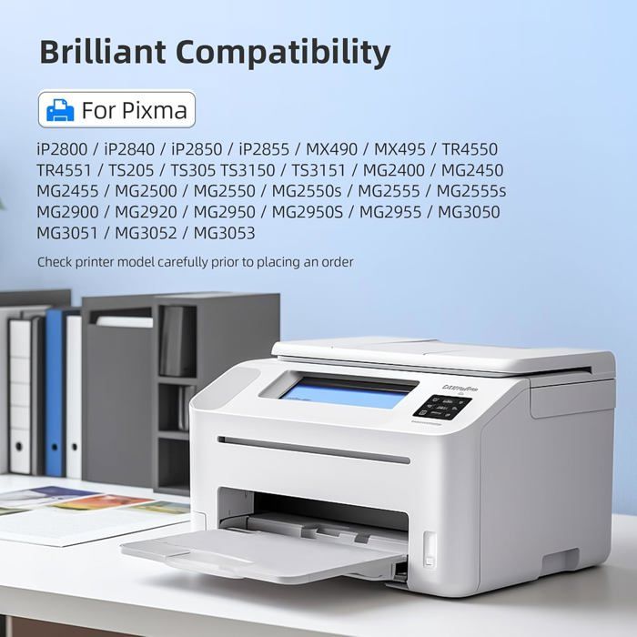Cartouches d'encre - LOFBLAT - PG-545XL CL-546XL - Compatible Canon - Haute capacité - 2 pièces