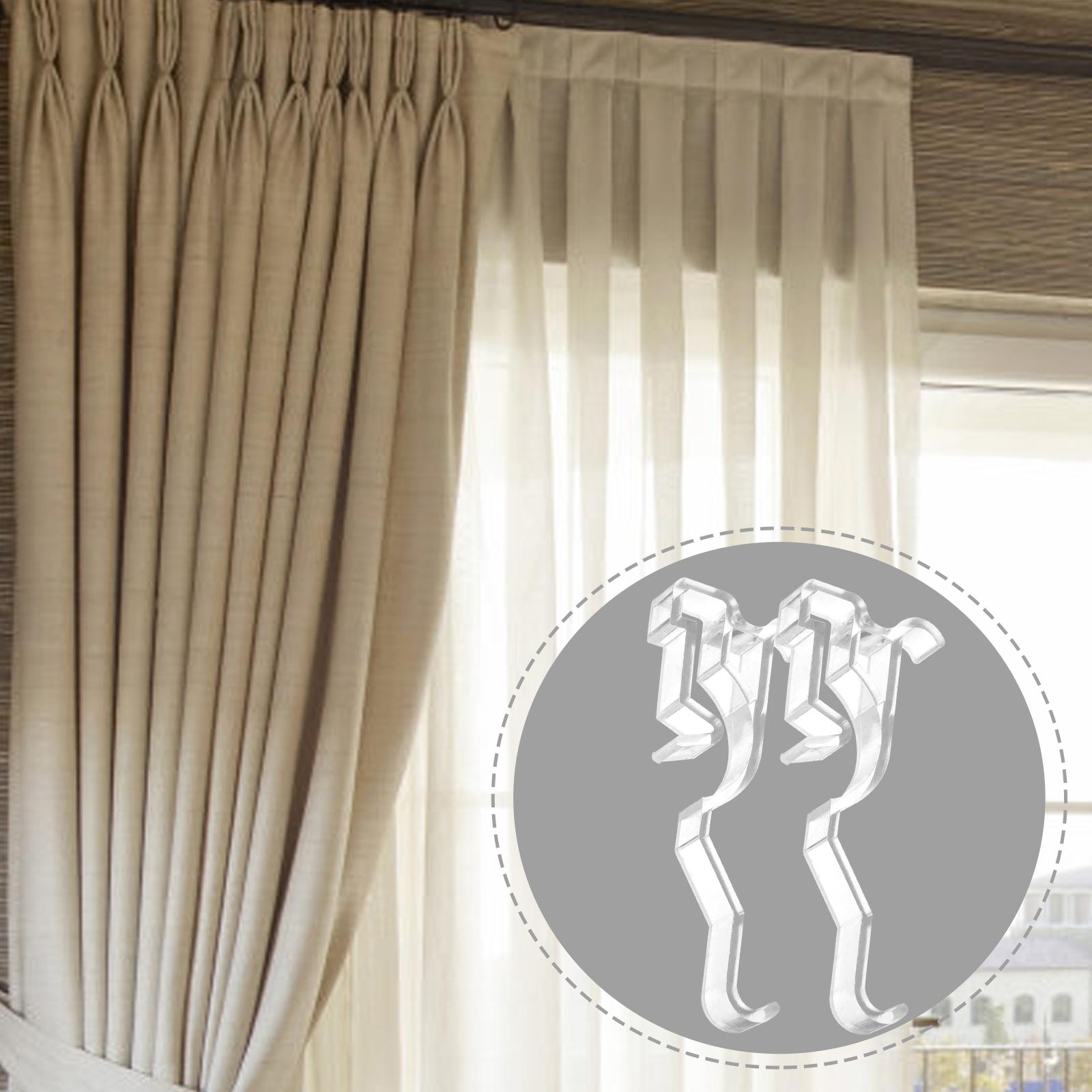 

10 шт. Прозрачные шторы Прозрачный ламбрекен Зажим Запасные части для вертикальных жалюзи Зажимы-фиксаторы Окно прозрачный