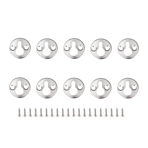 

DRELD 20 шт. 25 мм круглые крючки для фоторамки, подвесные для картин, масляной живописи, зеркала, железные с винтами, вешалка, настенный держатель для фотографий, мебель